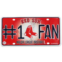 LICENSE PLATE- BOSTON RED SOX