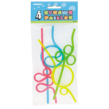 ASSORTED PARTY STRAWS
