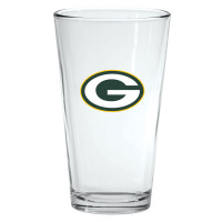GREEN BAY PACKERS 16OZ GLASS