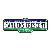 VANCOUVER CANUCKS STREET SIGN