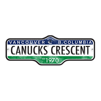 VANCOUVER CANUCKS STREET SIGN