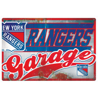 NEW YORK RANGERS GARAGE SIGN