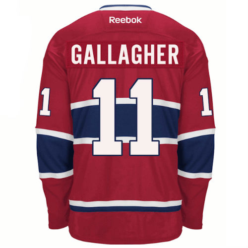 Brendan Gallagher 2015 Montreal Canadiens Reebok Throwback NHL Hockey Jersey